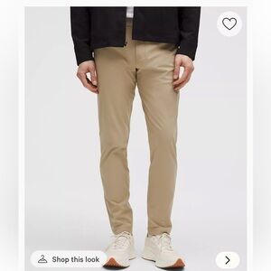 Lululemon ABC Slim-Fit 5 Pocket Pant in Khaki Warpstreme Men’s size 33